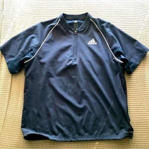 Adidas baseball softball practice 1/4 zip top